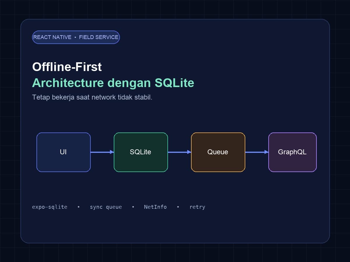 React Native Offline-First Architecture dengan SQLite