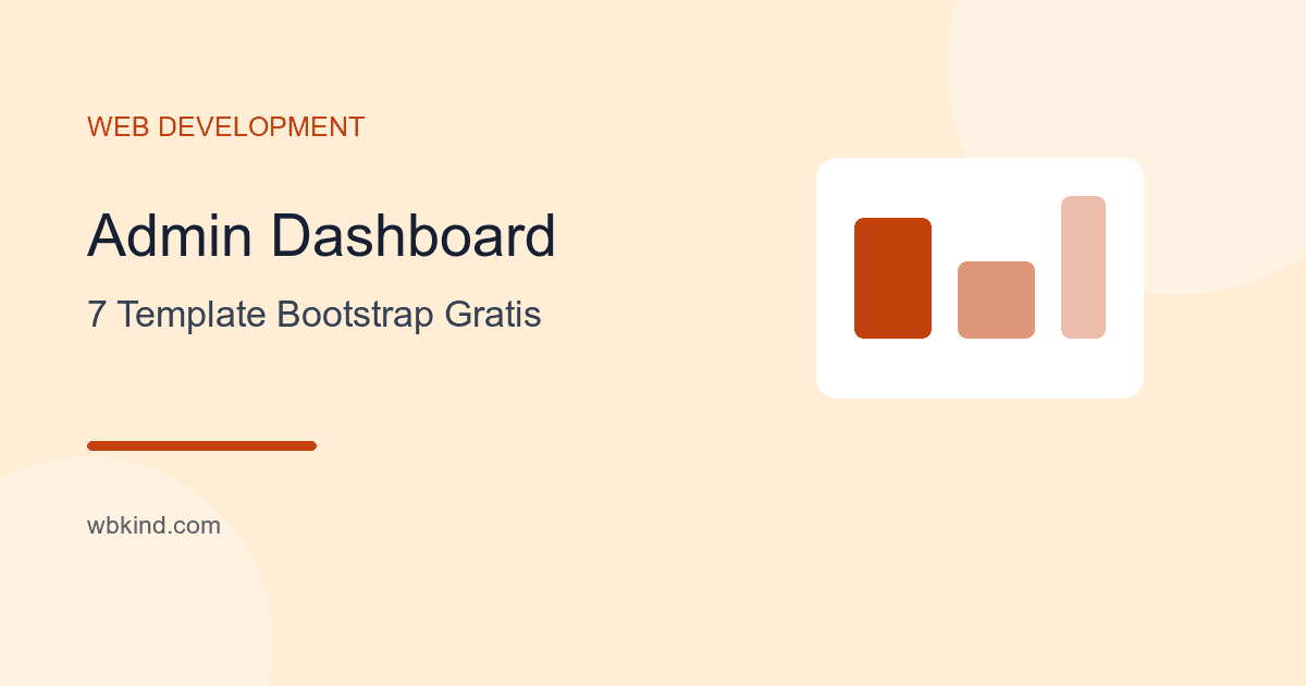 Rekomendasi Admin Dashboard Template Bootstrap 5 Gratis dengan UI Bagus dan Responsif